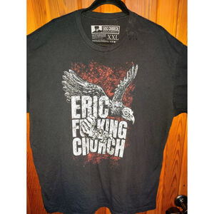 XXL Eric Church “Eric F***ing Church” Graphic T-Shirt Black Concert Tee